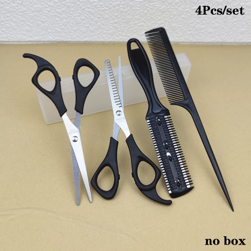 Grooming Scissors - Neu【4-teiliges Set Haarscheren Friseurscheren Effilierscheren Haarschneidescheren