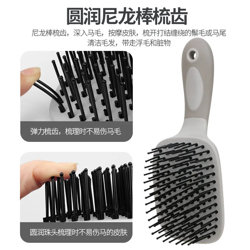 Grooming Kit - Pferdepflege-Set, Reinigungszubehör für Pferde, Pferdebürsten- und