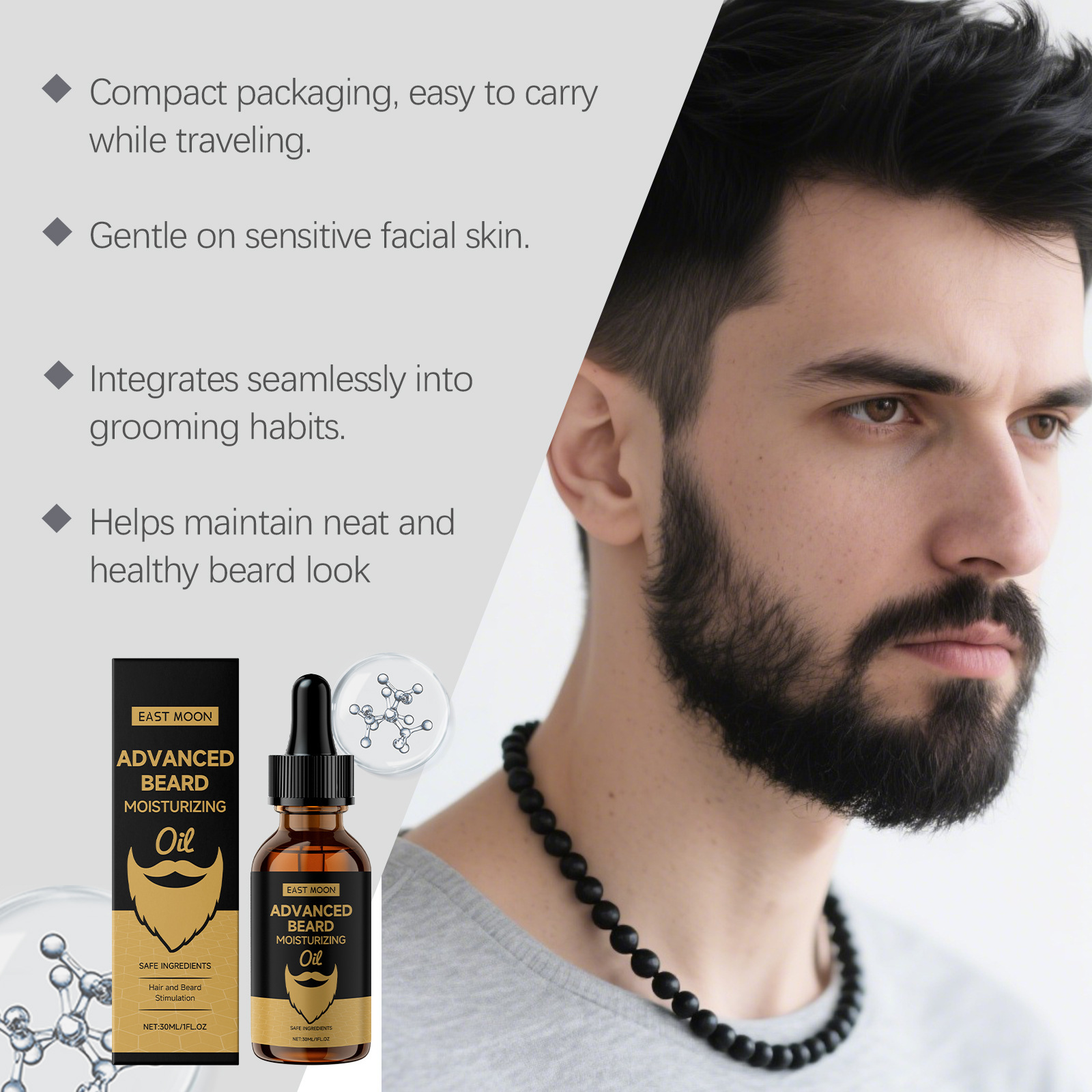 East Moon Rosmarin Bartpflegeö – Beard Oil Bewertung und Preis
