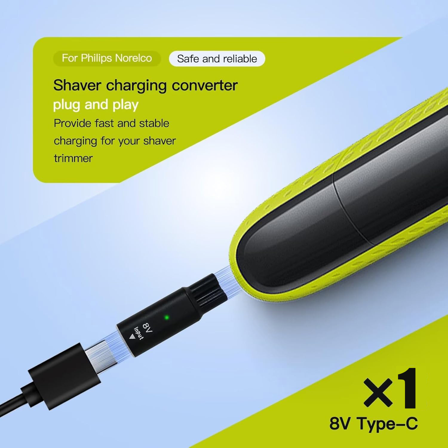 8V HQ850 Typ-C Rasierer-Ladead – Electric Razor Bewertung und Preis