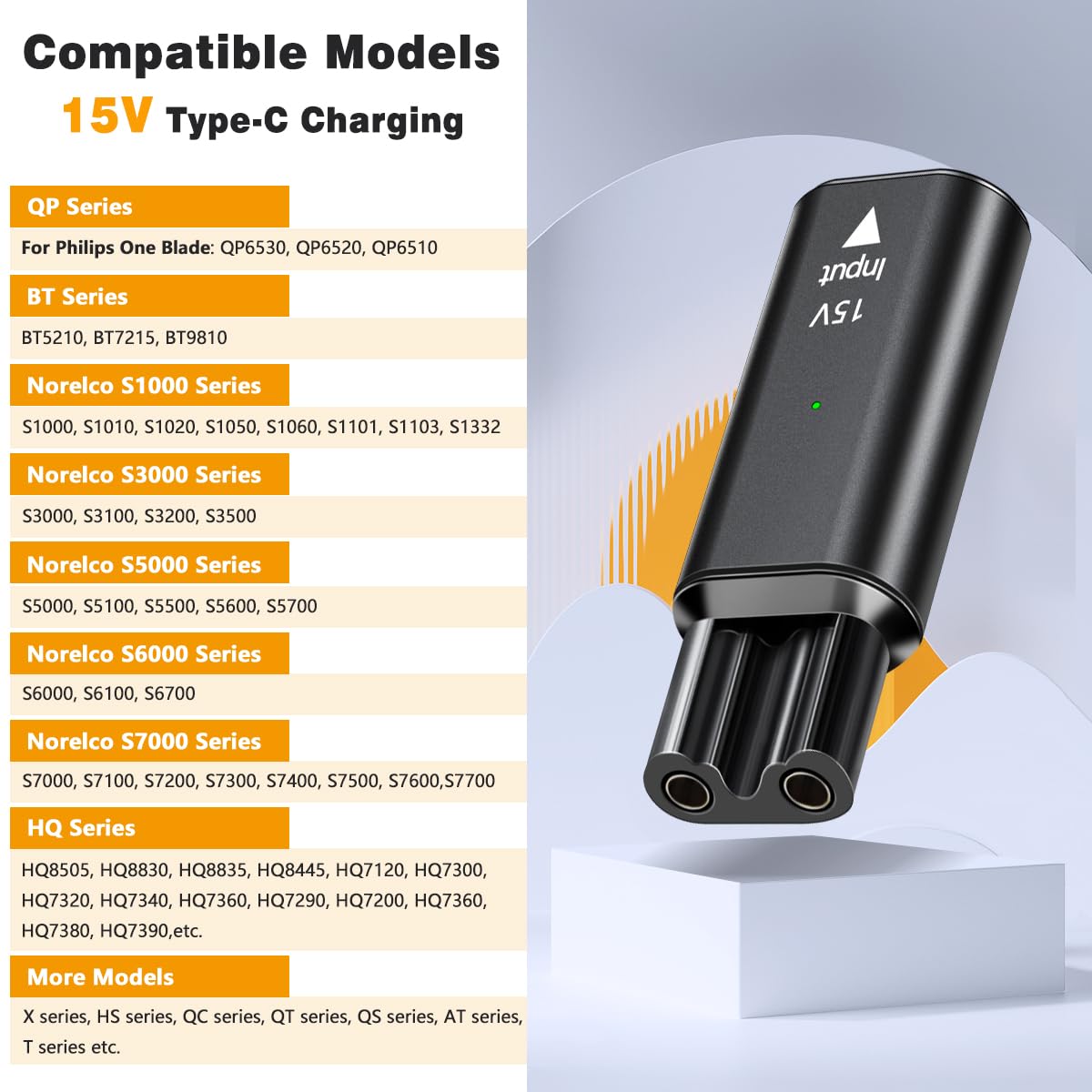 Brangdy 15V HQ8505 Typ-C Rasie – Beard Trimmer Bewertung und Preis