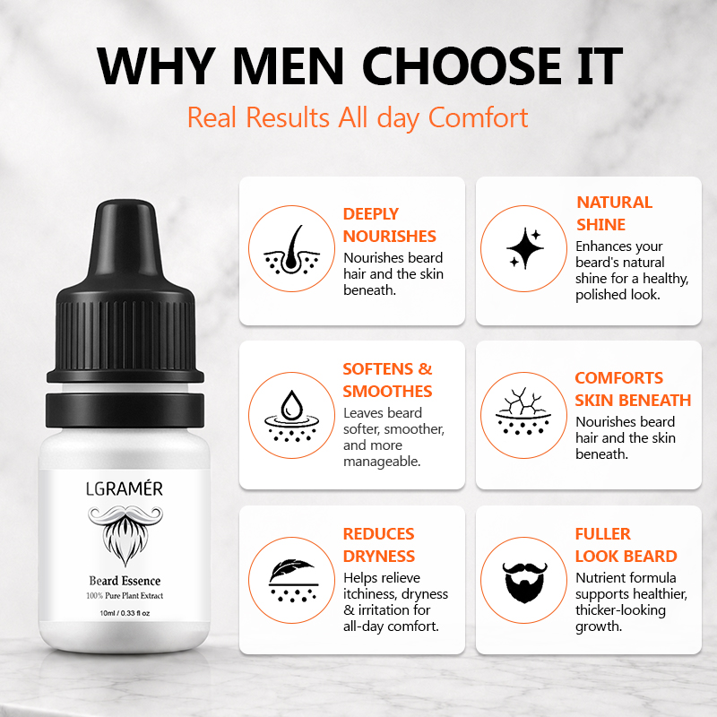 Bartwuchsserum für Männer, näh – Beard Oil Bewertung und Preis