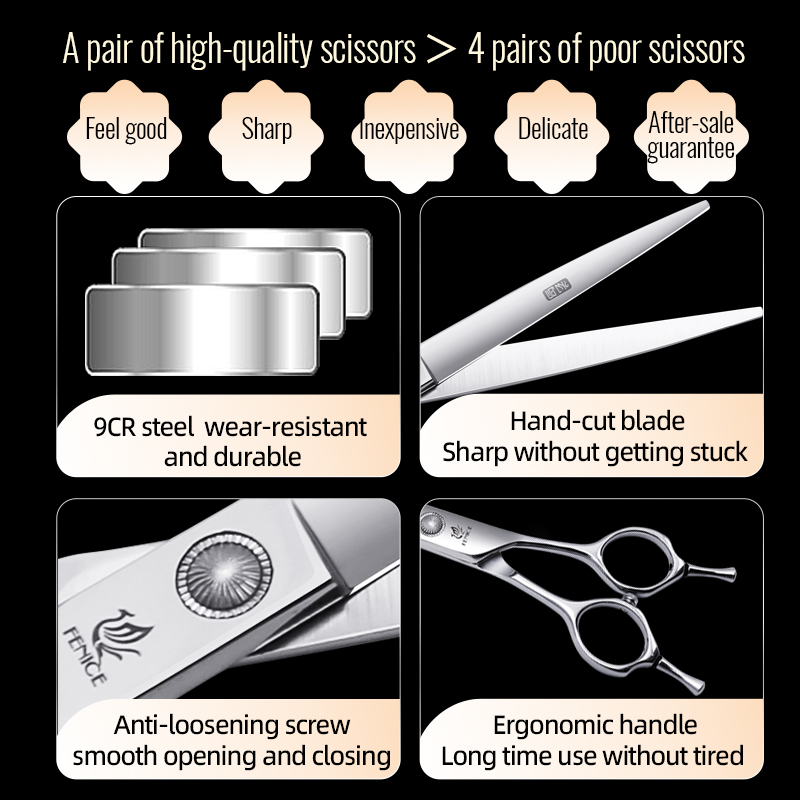 Fenice 6//6,5/7/7,5 Zoll Profe – Grooming Scissors Bewertung und Preis