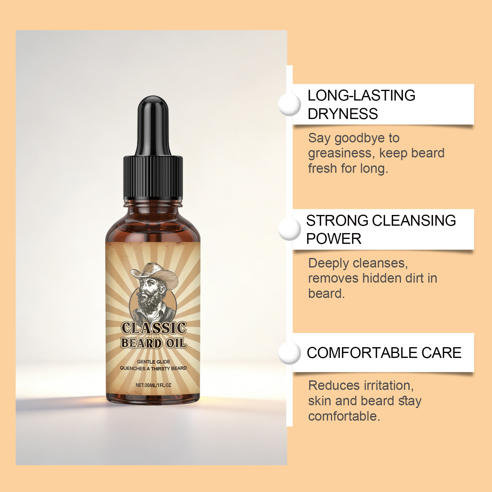 Bartwachstumspflege, ätherisch – Beard Oil Bewertung und Preis